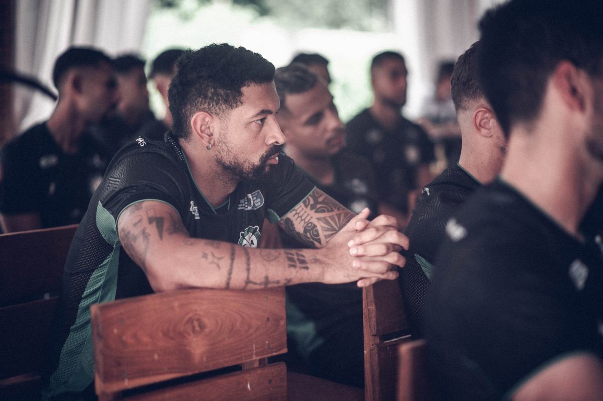 Preleção do elenco do CRA